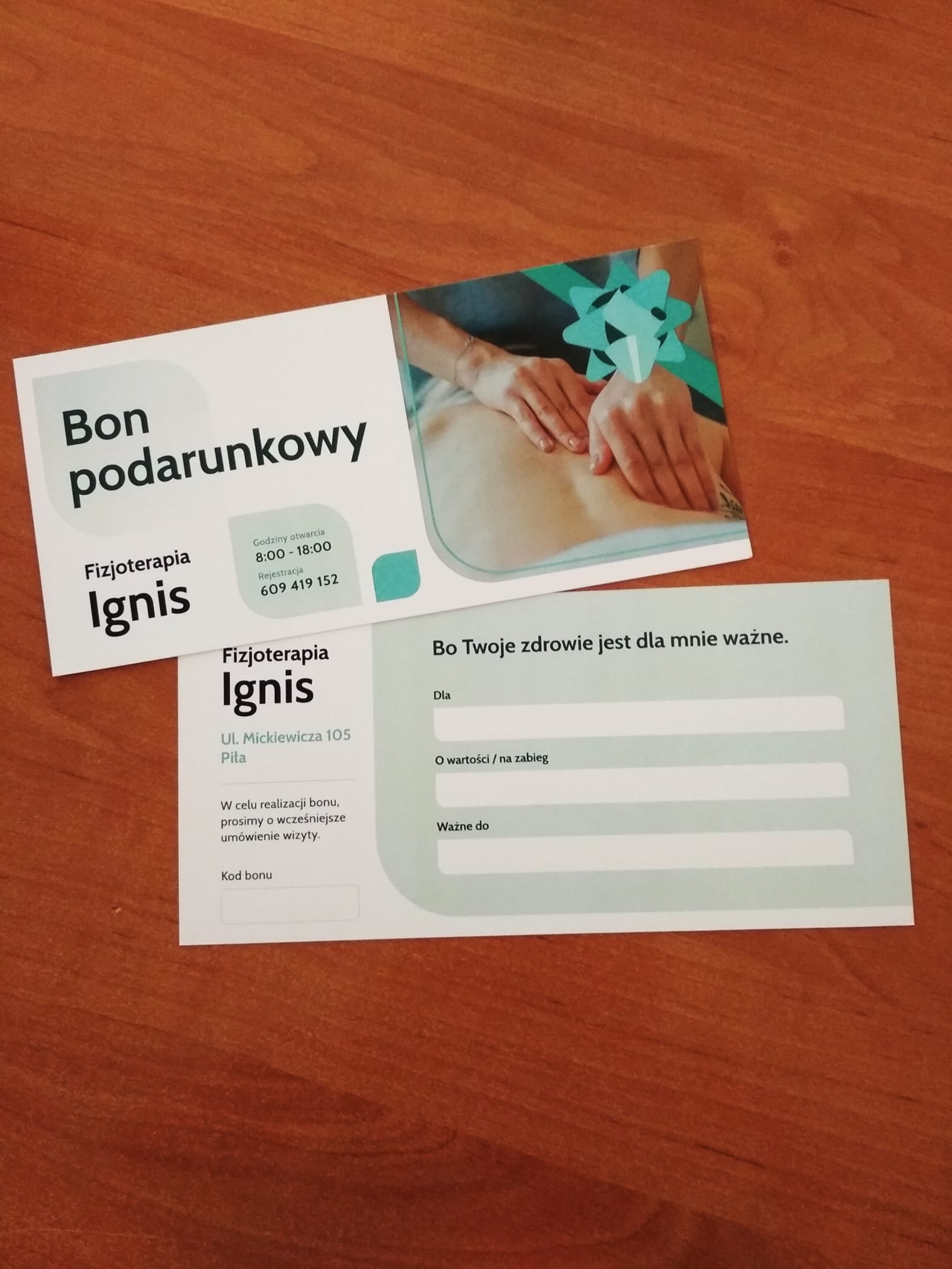 Bon podarunkowy